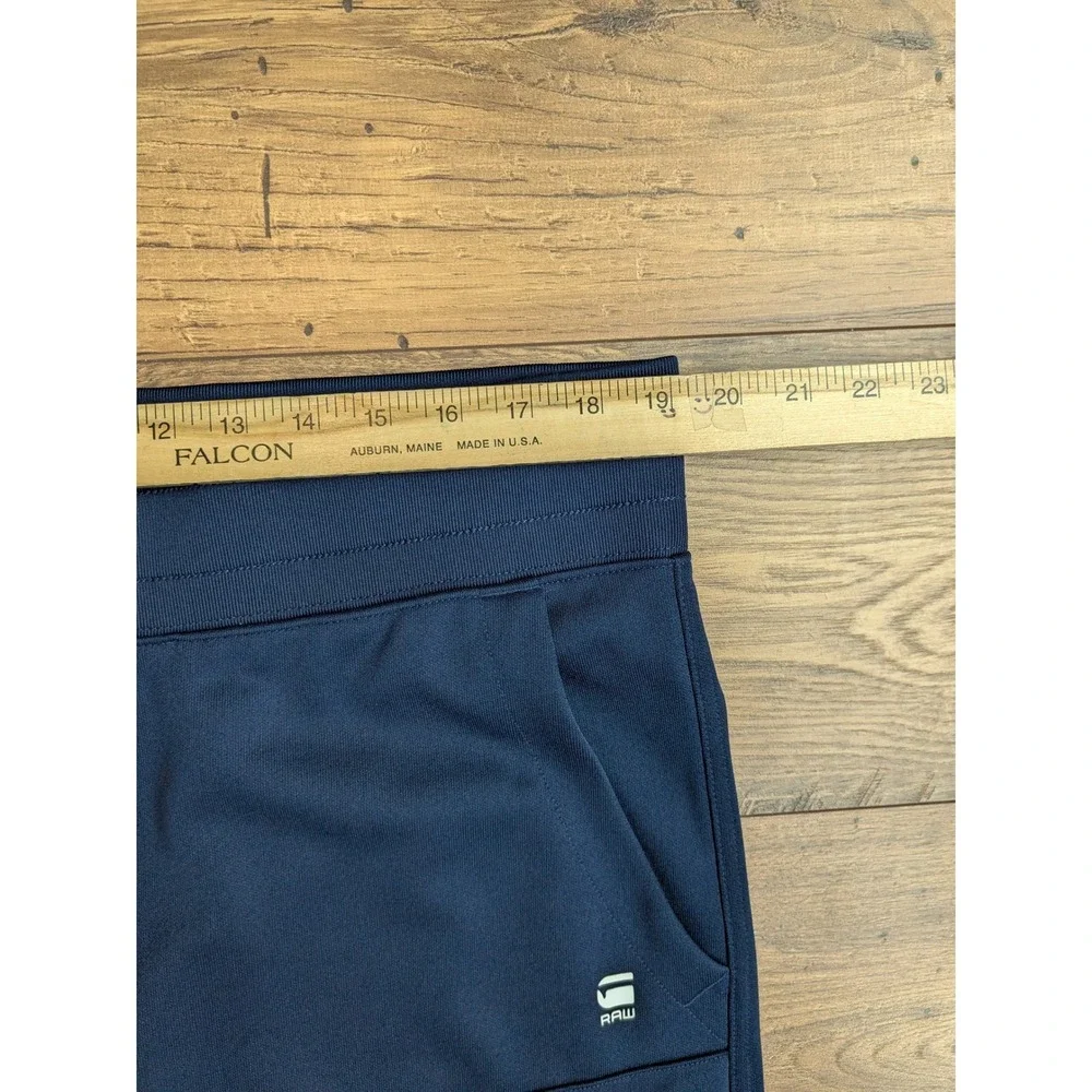 NWT $150 G-Star‎ Raw Mens Air Defence Zip 3D Slim Sweat Pants Navy